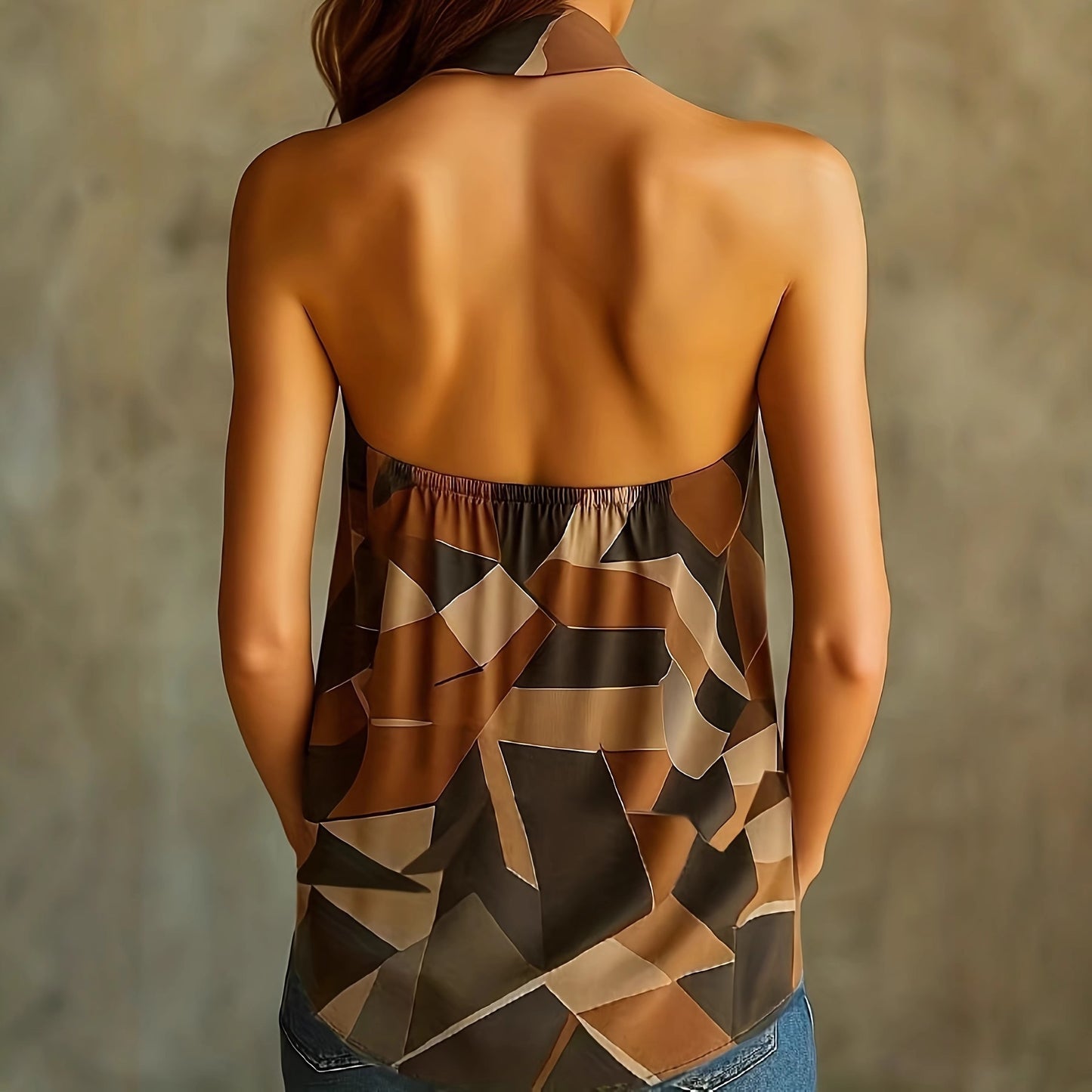 Casual Fashionable Cross-border Womens Halter Top