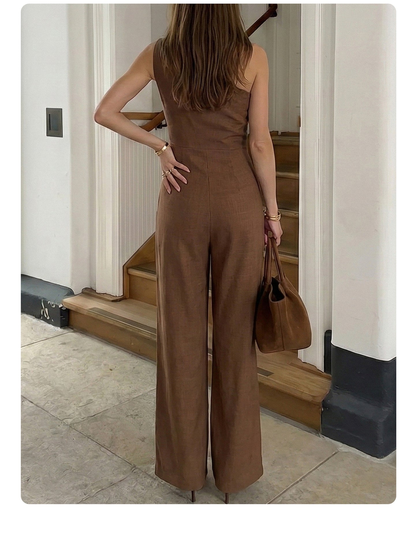 Europäischer und amerikanischer Damen-Jumpsuit Einteiler