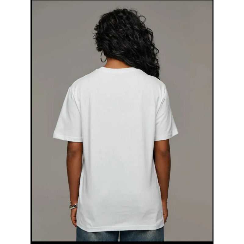 Simple Cotton Short-sleeve T-shirt Top