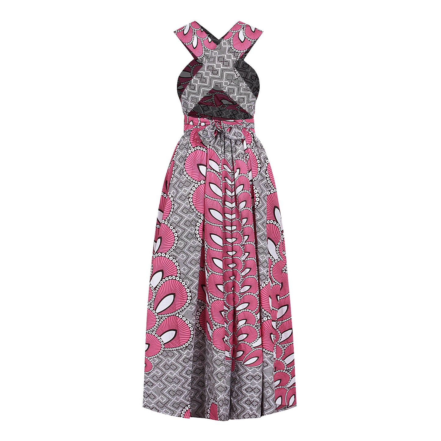 African Prints Often Wear Tie-up Dresses