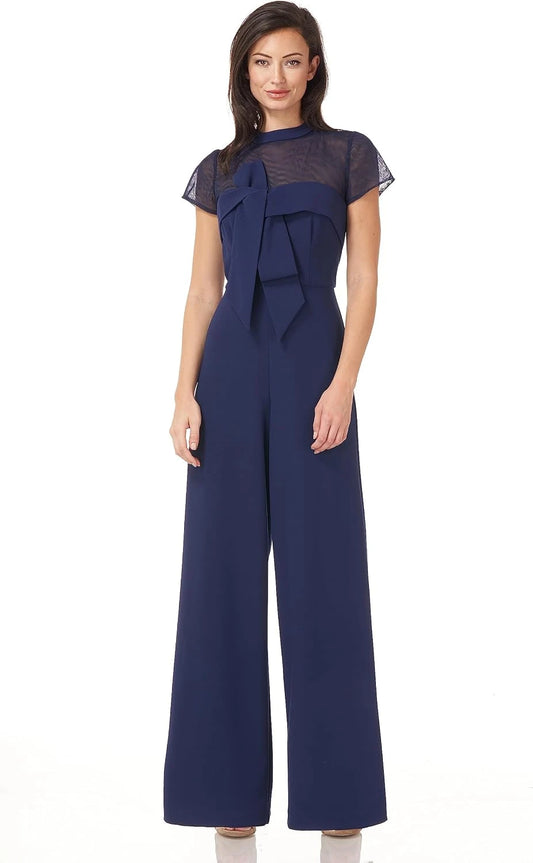 Crepe Oversize Bow Jumpsuit