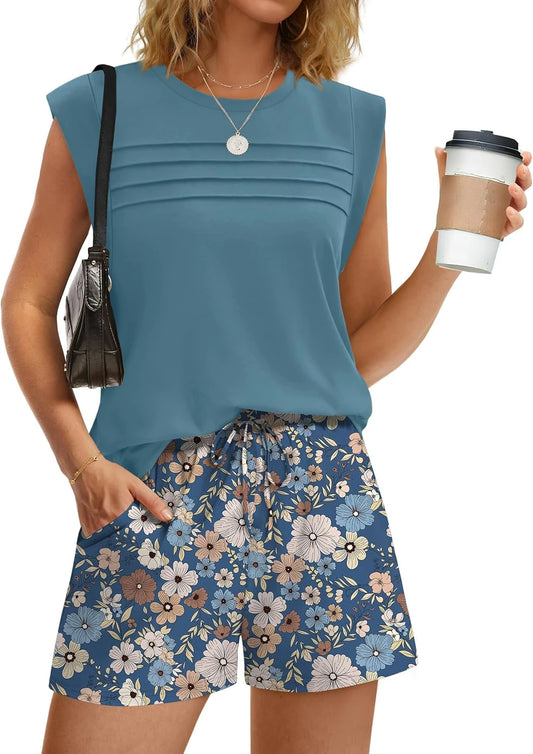 Comfy Two Piece Short Set