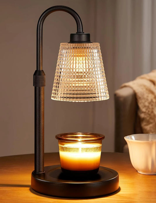 Adjustable Glass Candle Warmer Lamp