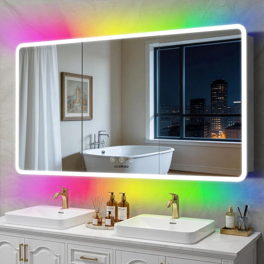 Acemiro Lighted Medicine Cabinet