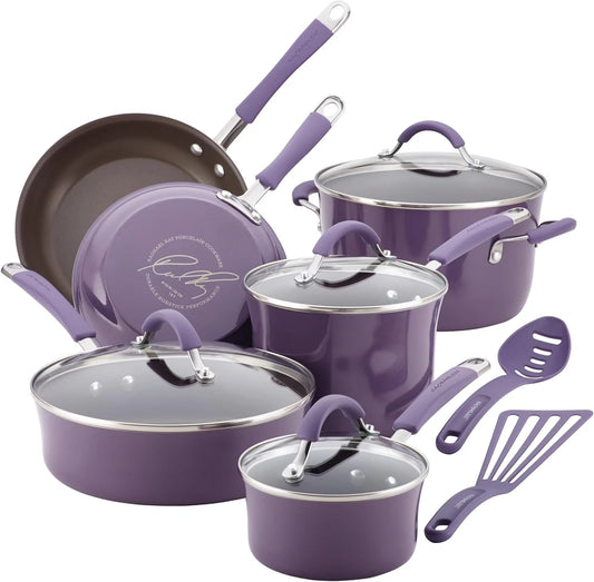 Lavender Purple Nonstick Cookware Set