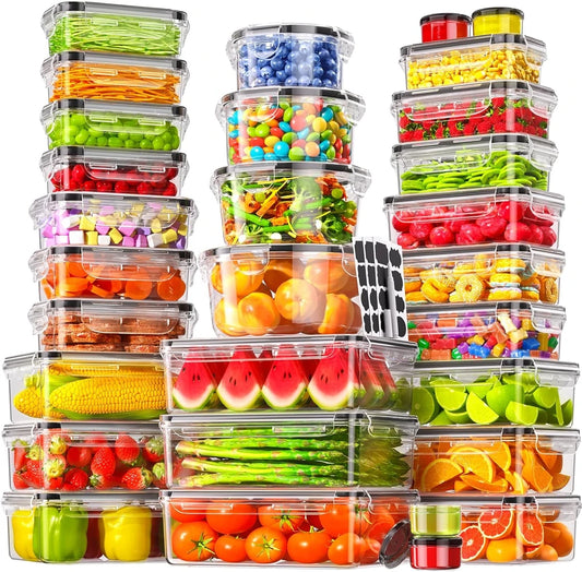 Airtight Plastic Food Storage Containers