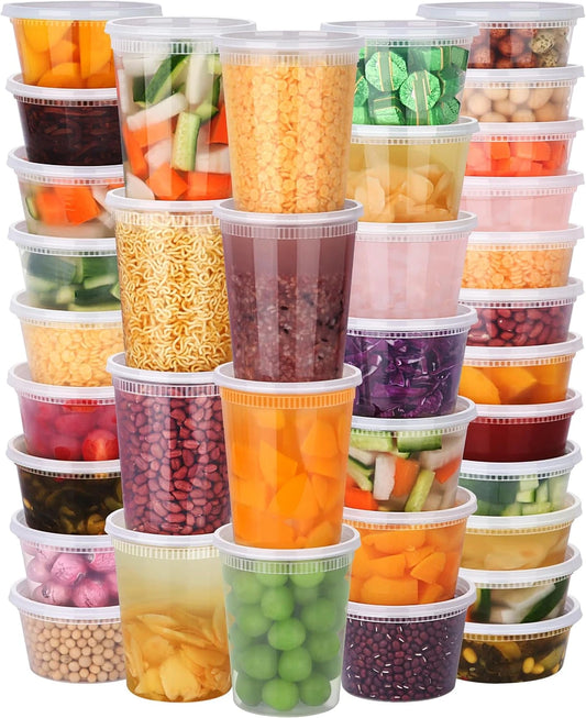 Airtight Plastic Deli Containers with Lids