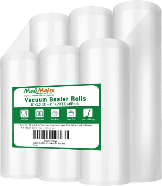 MakMeFre Vacuum Sealer Bags Rolls