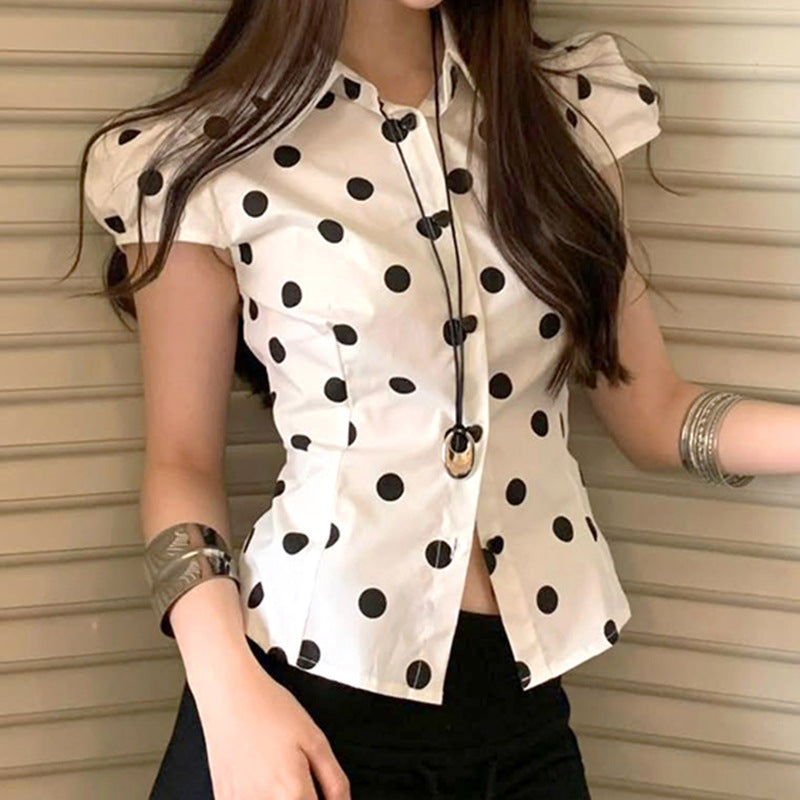 Stylish Casual Fitted Waist T-shirt With Tie-up Details And Short Sleeves