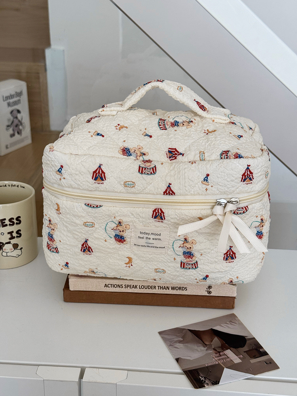 Rabbit Paradise Kosmetiktasche, tragbare Kulturtasche mit großem Fassungsvermögen