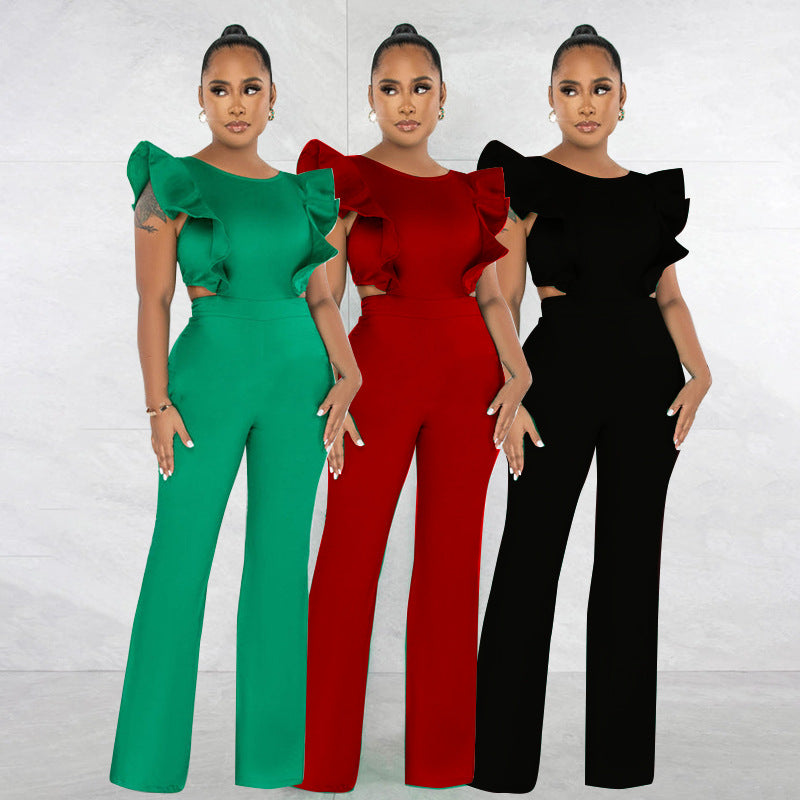 Frühling Euro Amerikanisch Street Trendy Damen Jumpsuit