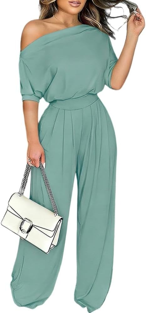 Chic One Shoulder Jumpsuit