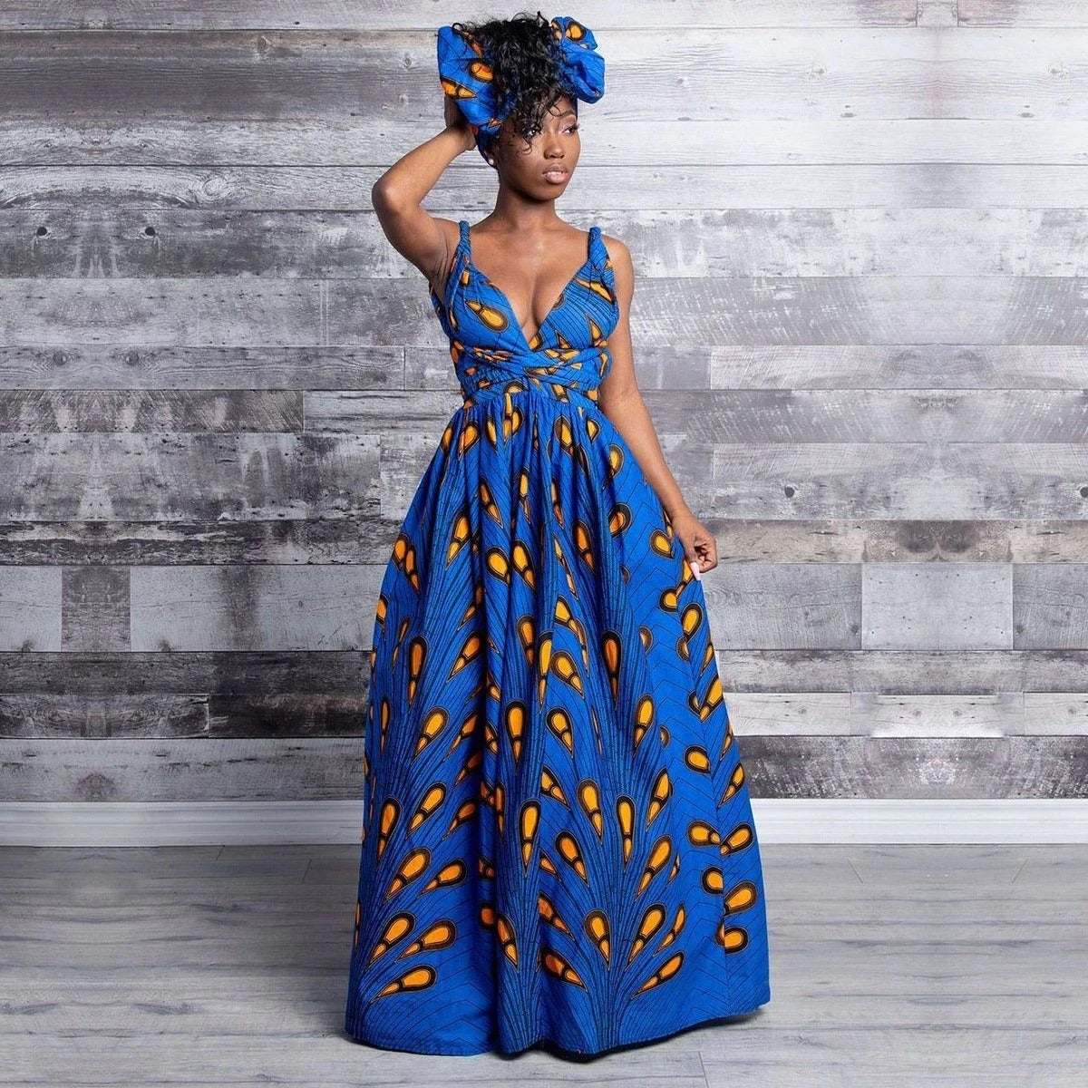 Ethnic style women's sexy split long skirt