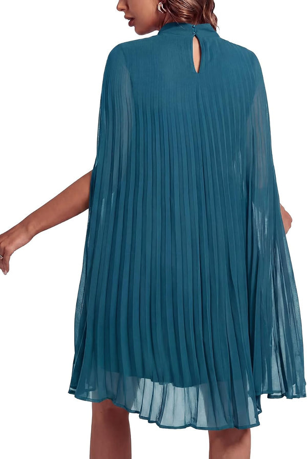 Elegant Cloak Sleeve Dress