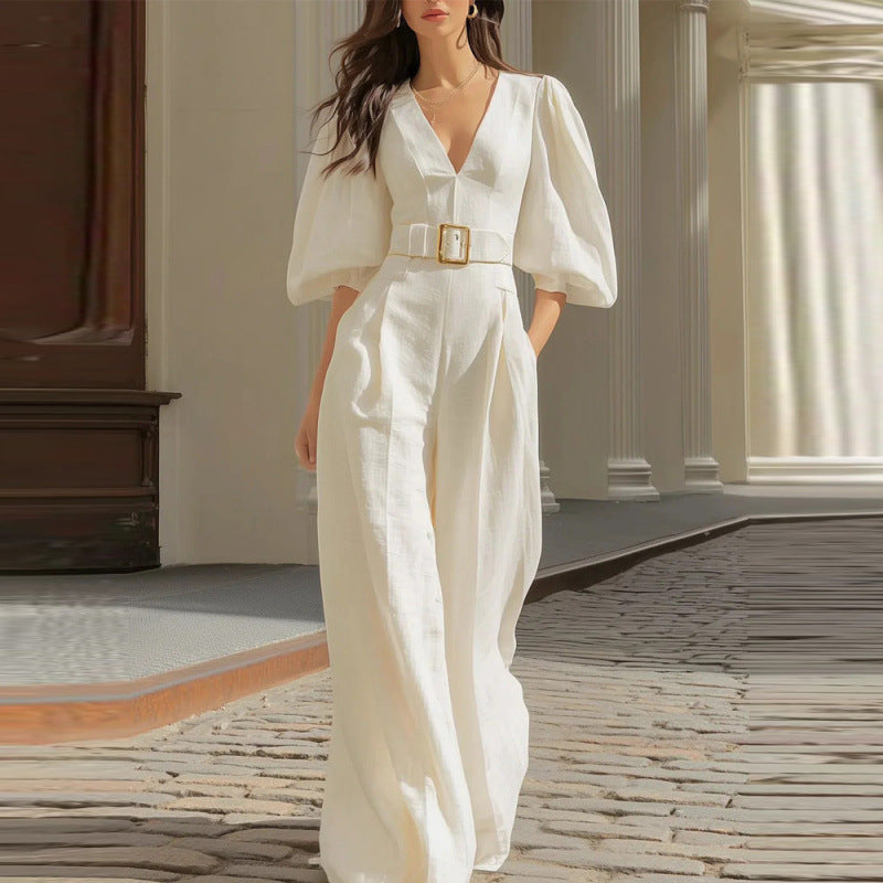 Damen Stilvoller Eleganter Lässiger Locker sitzender Overall