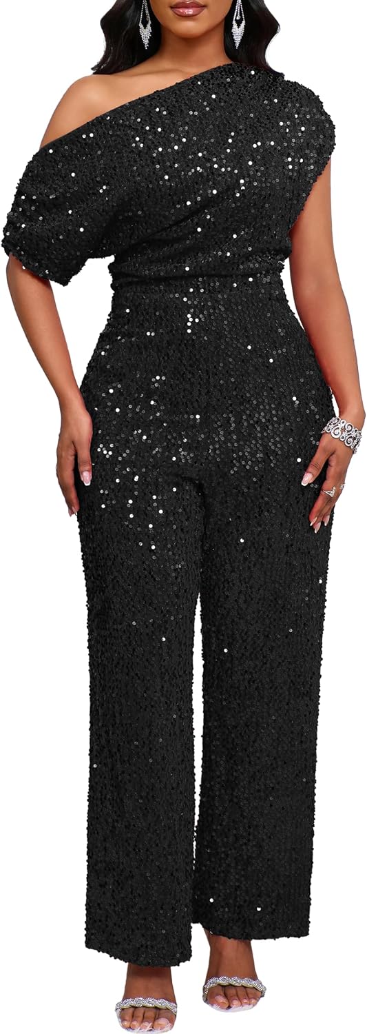 Sparkly Sequin Party Jumpsuit