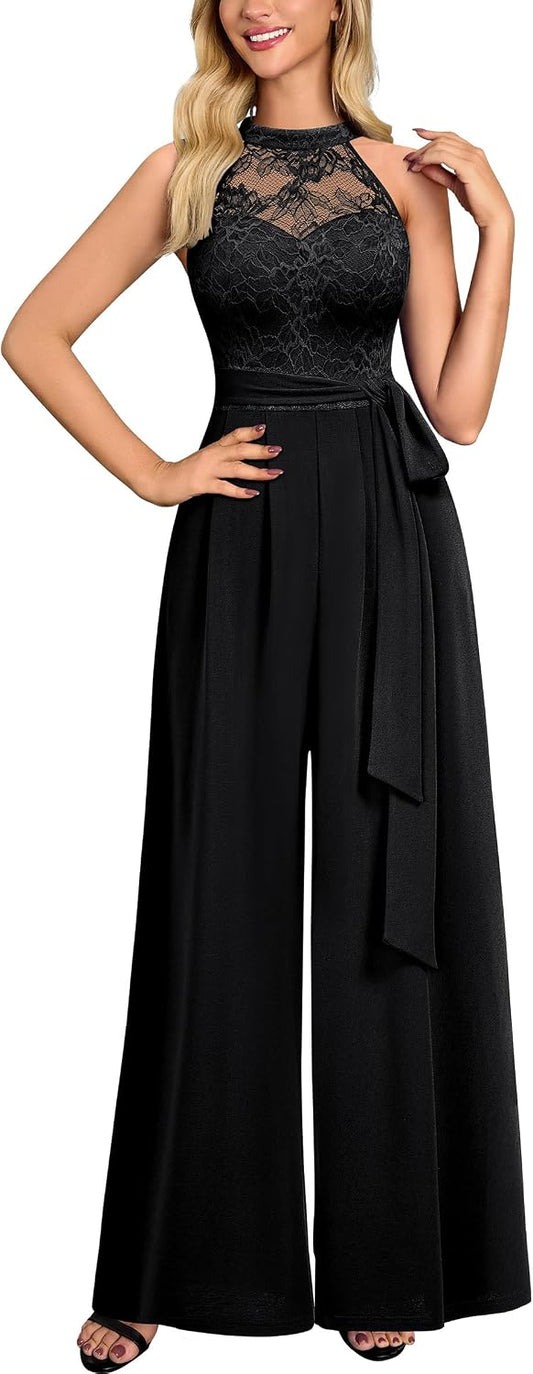 Elegant Halter Neck Jumpsuit