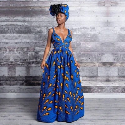 Ethnic style women's sexy split long skirt