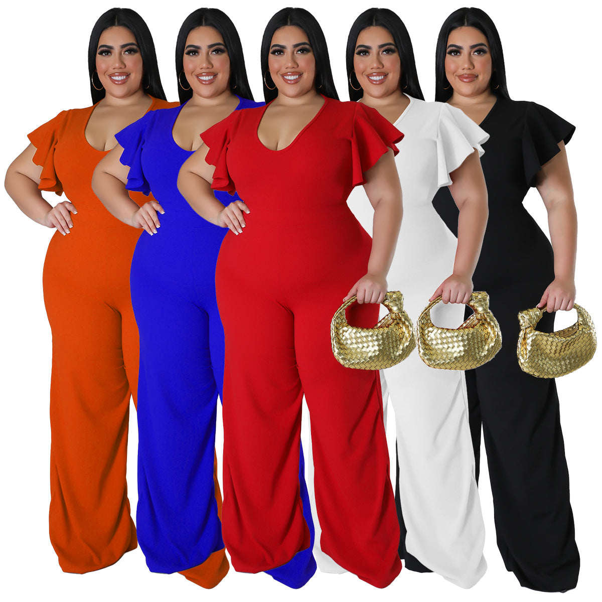 Nouveau pantalon large multi-couleur pour femmes à feuille de lotus