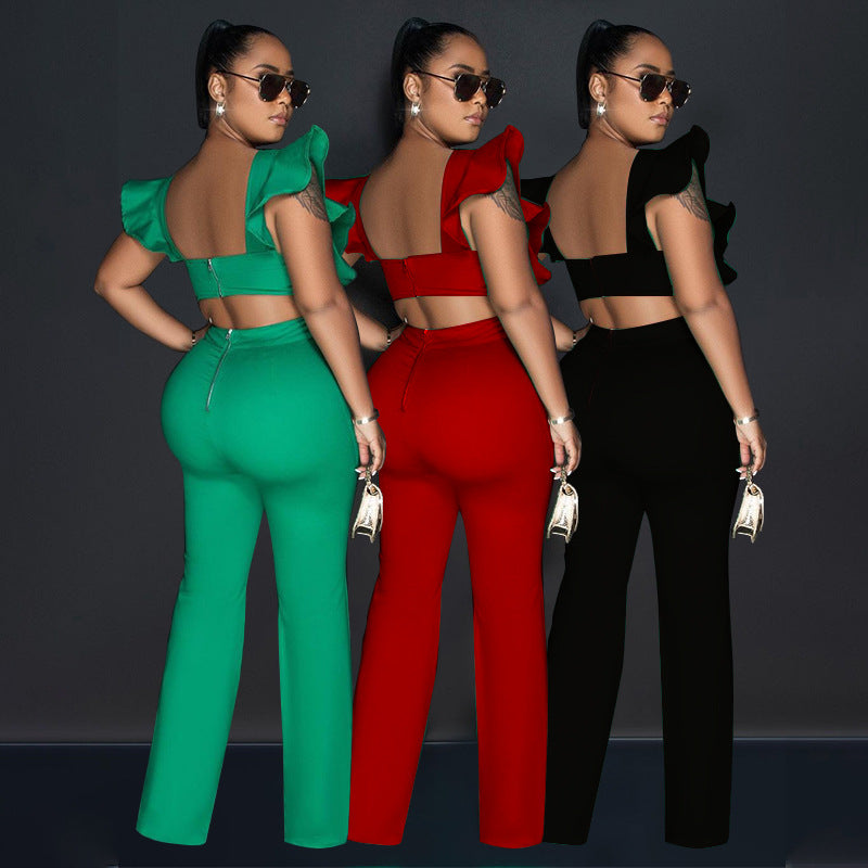 Frühling Euro Amerikanisch Street Trendy Damen Jumpsuit
