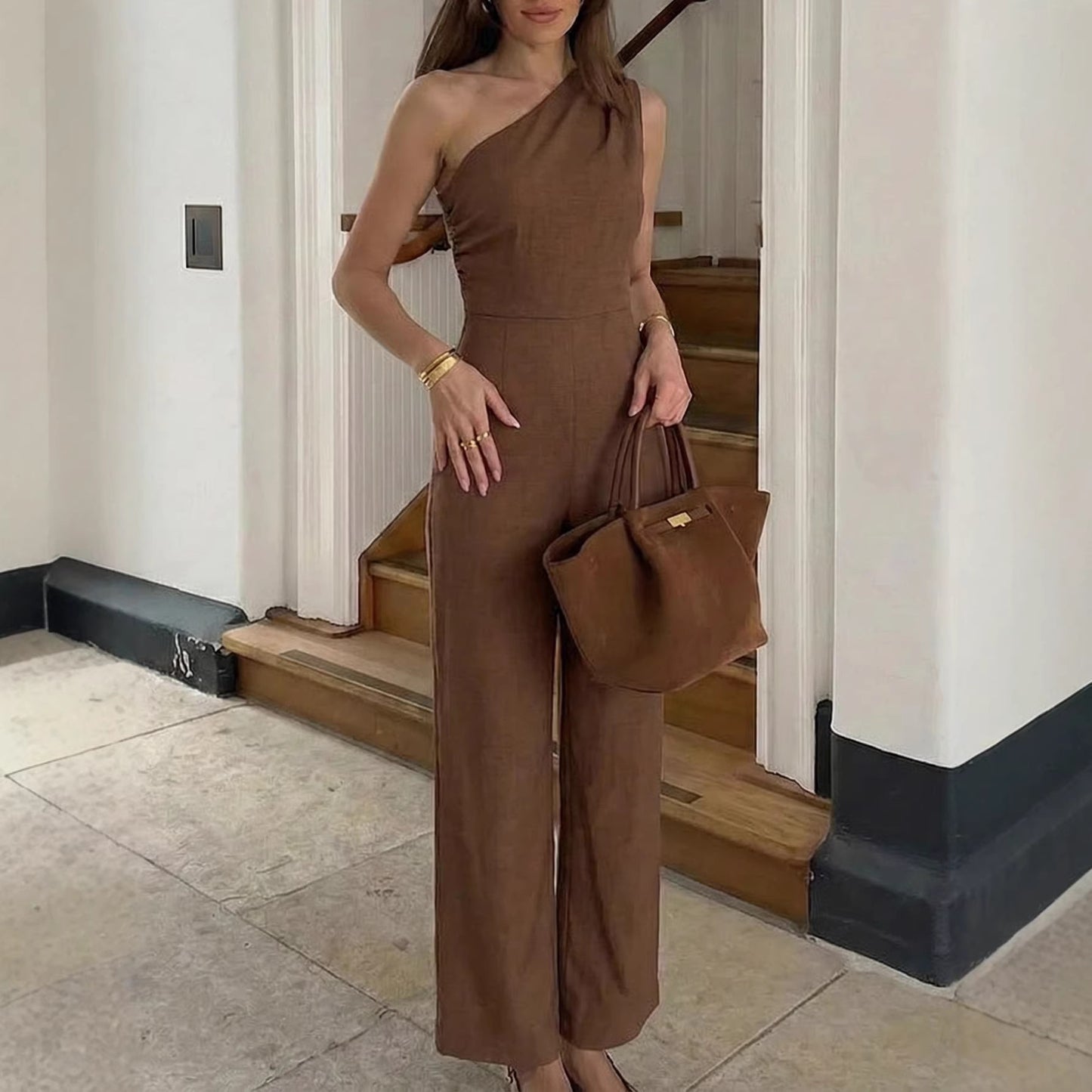 Europäischer und amerikanischer Damen-Jumpsuit Einteiler