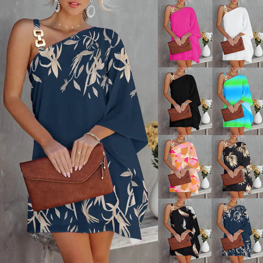 Summer Glamour Off-Shoulder Dress