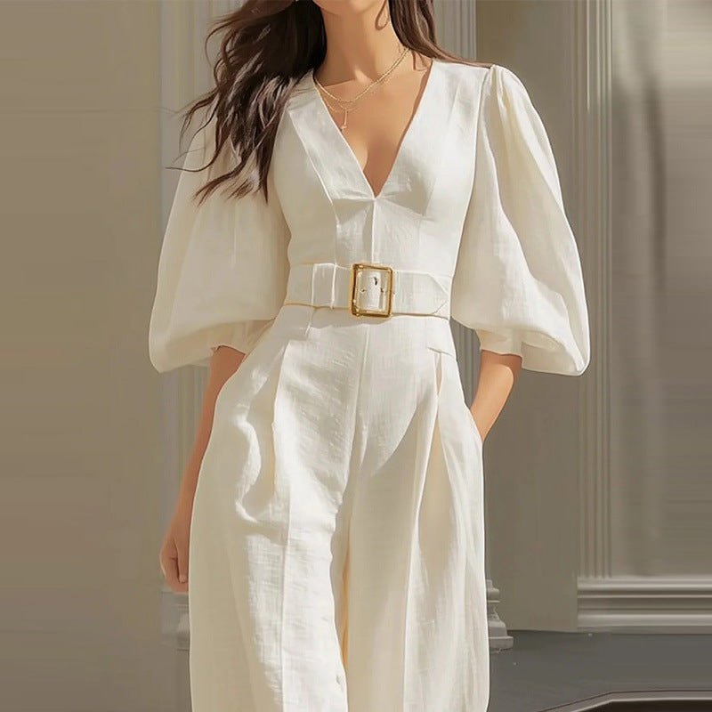 Damen Stilvoller Eleganter Lässiger Locker sitzender Overall
