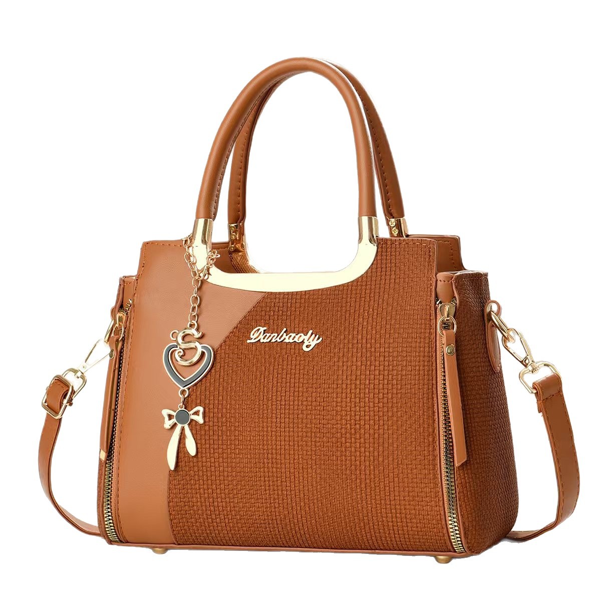 Umhängetasche, klein, quadratisch, schick, Handtasche, Schultertasche