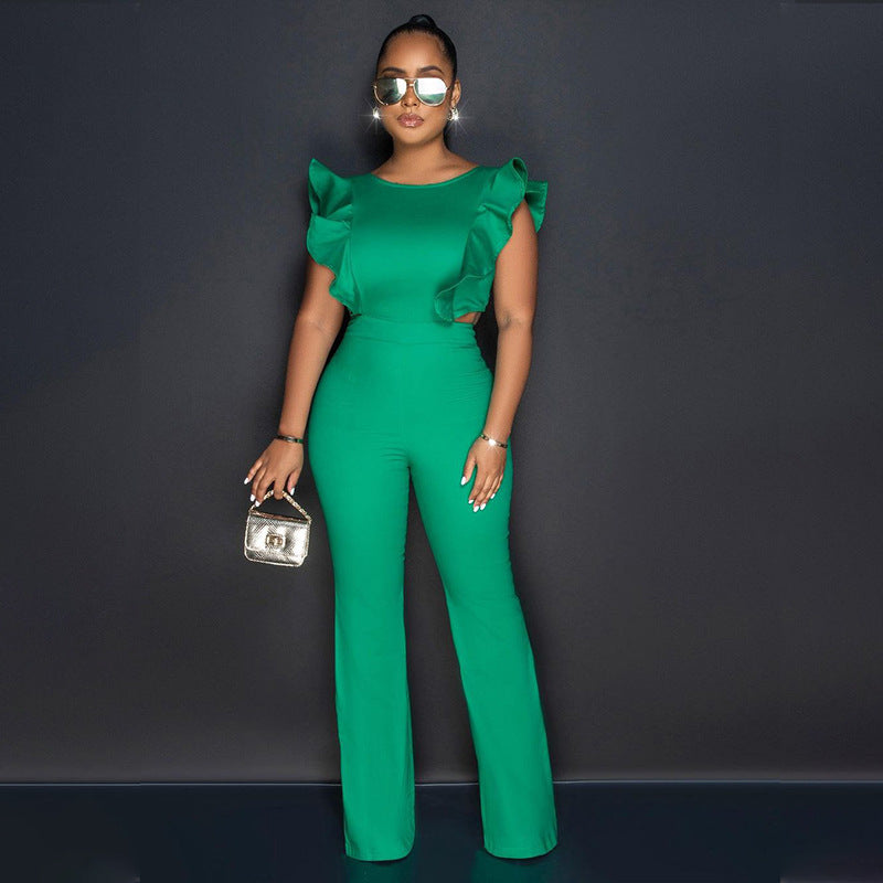 Frühling Euro Amerikanisch Street Trendy Damen Jumpsuit