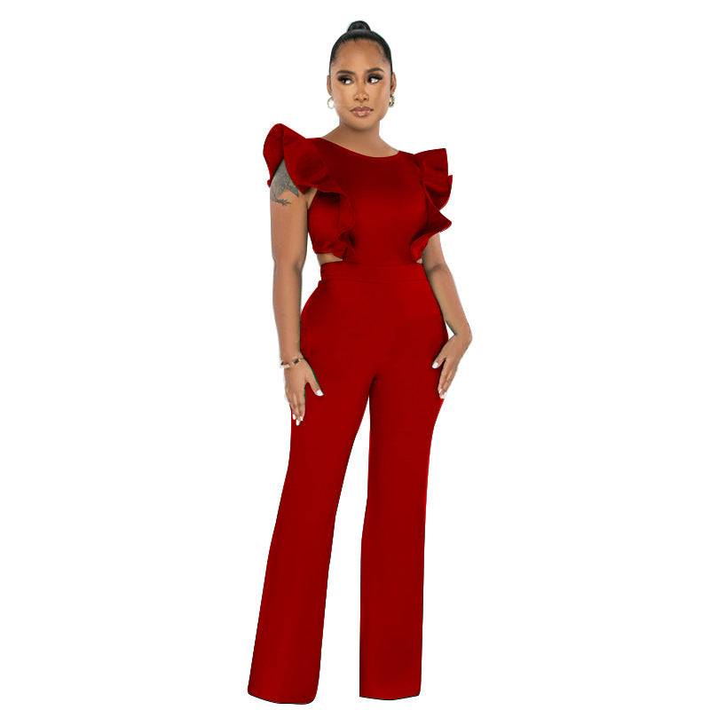Frühling Euro Amerikanisch Street Trendy Damen Jumpsuit